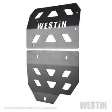 Picture of Westin 18-22 Jeep Wrangler JL Transmission Pan Skid Plate - Textured Black
