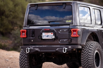 Picture of DV8 Offroad 18-22 Jeep Wrangler JL Spare Tire Delete Kit w-Light Mounts