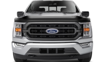 Picture of AVS 21-22 Ford F-150 Excl- Tremor-Raptor Medium Profile Hood Shield - Smoke