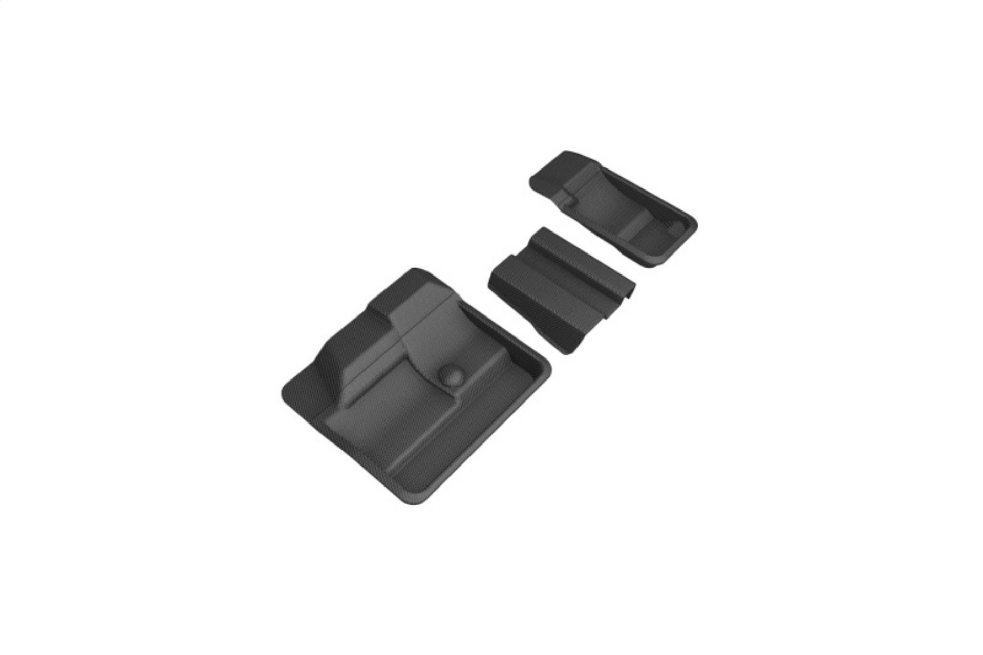 Picture of 3D MAXpider 17-21 Tesla Model Y Kagu 3rd Row Floormats - Black