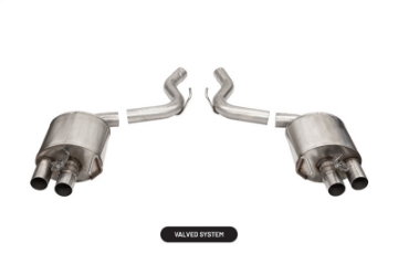 Picture of Corsa 2015-2020 Ford Mustang GT350-R 5-2L V8 Dual Rear Axle-Back- Stainless Dual Rear Exit