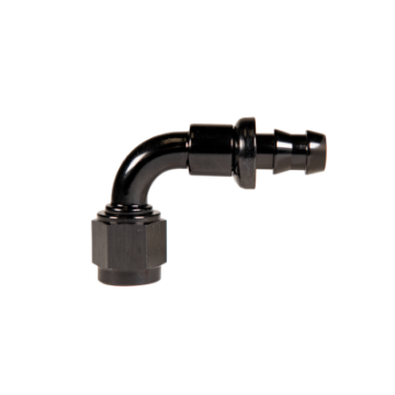 Picture of Fleece Performance Universal -10AN 90Deg to Hose Barb - Black