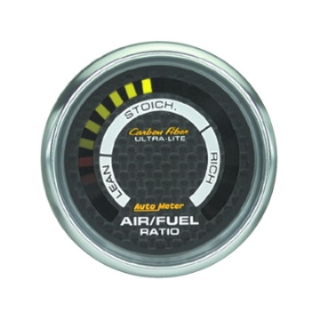 Picture of Autometer Carbon Fiber 52mm Electronic Air Fuel Gauge