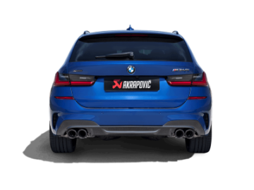 Picture of Akrapovic 20-22 BMW M340i G20, G21 Slip-On Line Titanium Requires BMW Part #18308686640