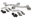 Picture of Alcon 2021+ Ford F150 Excl Raptor Bracket Kit - Front