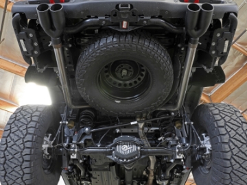Picture of aFe Vulcan Series 3in 304SS Cat-Back 21 Jeep Gladiator V6-3-0L td - Dual Polished Tip