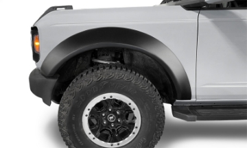 Picture of Bushwacker 21-22 Ford Bronco 2 Door Extend-A-Fender Style Fender Flares - 4pc Smooth