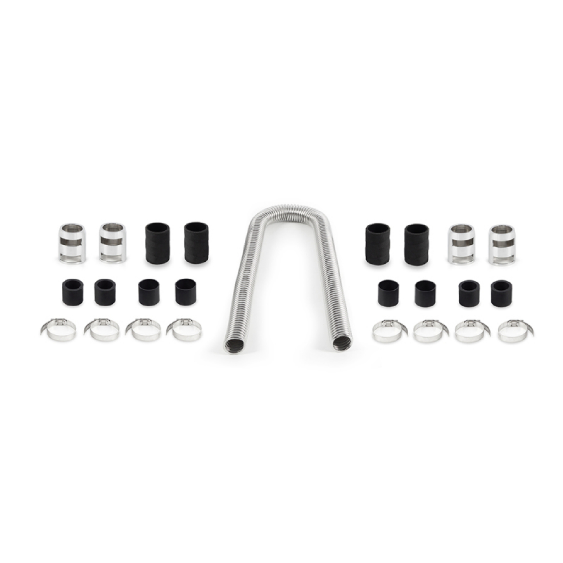 Picture of Mishimoto Universal Flexible Radiator 48in Hose Kit - Chrome