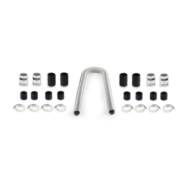 Picture of Mishimoto Universal Flexible Radiator 48in Hose Kit - Chrome