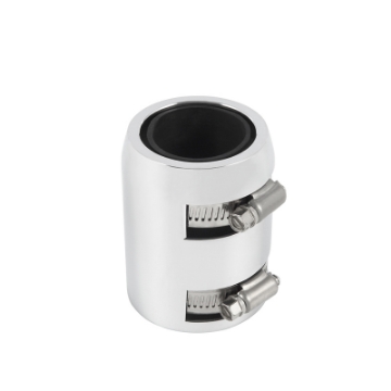 Picture of Mishimoto Universal Flexible Radiator 48in Hose Kit - Chrome