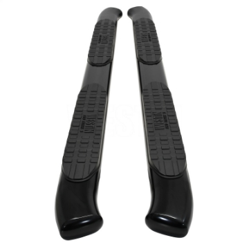 Picture of Westin 21-22 Ford Bronco 4-Door PRO TRAXX 5 Oval Nerf Step Bars - Textured Black