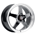 Picture of Weld S104 20x9-5 Ventura 5x135 ET13 BS5-75 Gloss BLK MIL DIA 87-1