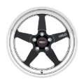 Picture of Weld S104 20x9-5 Ventura 5x135 ET13 BS5-75 Gloss BLK MIL DIA 87-1