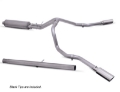 Picture of Gibson 20-21 Chevy Silverado 2500HD 6-6L 2-5in Cat-Back Dual Extreme Exhaust - Black Elite