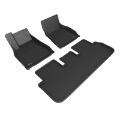 Picture of 3D MAXpider 21-22 Tesla Model S Kagu 1st & 2nd Row Floormats - Black