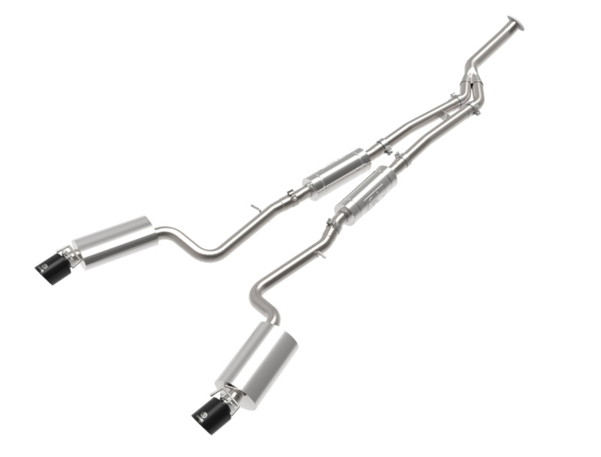 Picture of aFe POWER Takeda 16-17 Lexus IS200t L4-2-0L t 2-5in-3in 304 SS CB Exhaust w- Black Tips