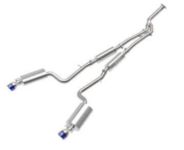 Picture of aFe POWER Takeda 16-17 Lexus IS200t L4-2-0L t 2-5in-3in 304 SS CB Exhaust w- Blue Tip