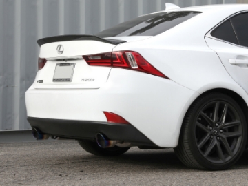 Picture of aFe POWER Takeda 16-17 Lexus IS200t L4-2-0L t 2-5in-3in 304 SS CB Exhaust w- Blue Tip