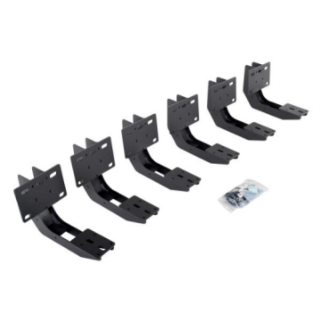 Picture of Go Rhino 19-22 Ram 1500 Crew Cab 4DR Mounting Brackets V-Series V3-RB10 Slim-RB20 Slim - Tex- Blk