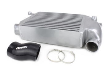 Picture of PERRIN 15-21 Subaru WRX - 14-18 Forester XT Top Mount Intercooler - Silver