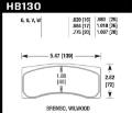 Picture of Hawk ER-1 Endurance Racing Brake Pads for Brembo-Wilwood Motorsport Calipers