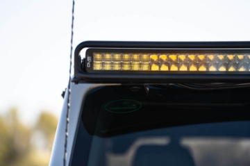 Picture of DV8 Offroad 21-22 Ford Bronco 52-Inch Straight LED Light Bar Mount