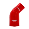 Picture of Mishimoto Silicone Reducer Coupler 45 Degree 1-75in to 2-5in - Red
