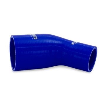 Picture of Mishimoto Silicone Reducer Coupler 45 Degree 2in to 3in - Blue