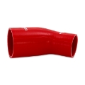 Picture of Mishimoto Silicone Reducer Coupler 45 Degree 2-25in to 3in - Red