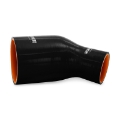 Picture of Mishimoto Silicone Reducer Coupler 45 Degree 2-5in to 4in - Black