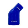 Picture of Mishimoto Silicone Reducer Coupler 45 Degree 2-5in to 4in - Blue