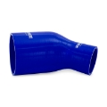 Picture of Mishimoto Silicone Reducer Coupler 45 Degree 2-5in to 4in - Blue