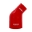 Picture of Mishimoto Silicone Reducer Coupler 45 Degree 2-5in to 4in - Red