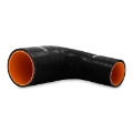 Picture of Mishimoto Silicone Reducer Coupler 90 Degree 1-75in to 2-5in - Black