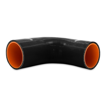 Picture of Mishimoto Silicone Reducer Coupler 90 Degree 2in to 2-25in - Black