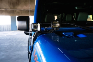 Picture of DV8 Offroad 20-22 Jeep JL 392- Jeep JT Mojave Edition Dual Pod Light Mounts