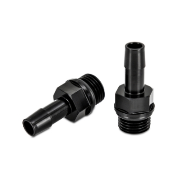 Picture of Mishimoto 2pcs M16x1-5 3-8in Aluminum Catch Can Fitting Black
