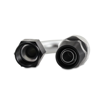 Picture of Mishimoto Aluminum PTFE -6AN 180 Degree Fitting Black