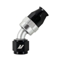 Picture of Mishimoto Aluminum PTFE -4AN 45 Degree Fitting Black