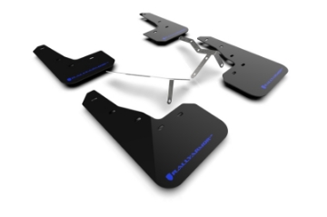 Picture of Rally Armor 22-25 Honda Civic-Civic Si-Sport Black UR Mud Flap w-Blue Logo