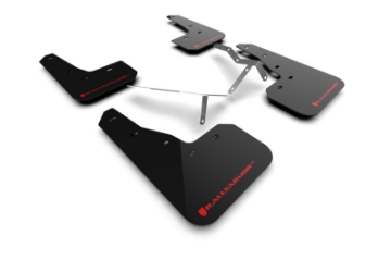 Picture of Rally Armor 22-26 Honda Civic-Civic Si-Sport Black UR Mud Flap w-Red Logo