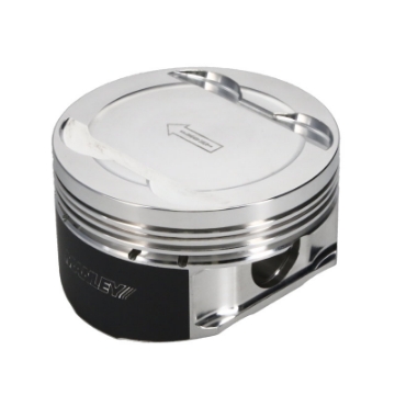 Picture of Manley Ford 3-7L Cyclone 3-780in Bore -5-0cc Dish  9-5:1 Comp Coated Piston Set