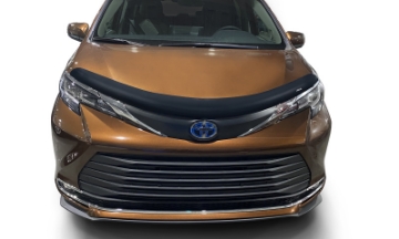 Picture of AVS 21-22 Toyota Sienna Bugflector II High Profile Hood Shield - Smoke
