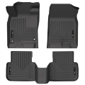 Picture of Husky Liners 2022 Honda Civic WeatherBeater Front & 2nd Seat Floor Liners Black