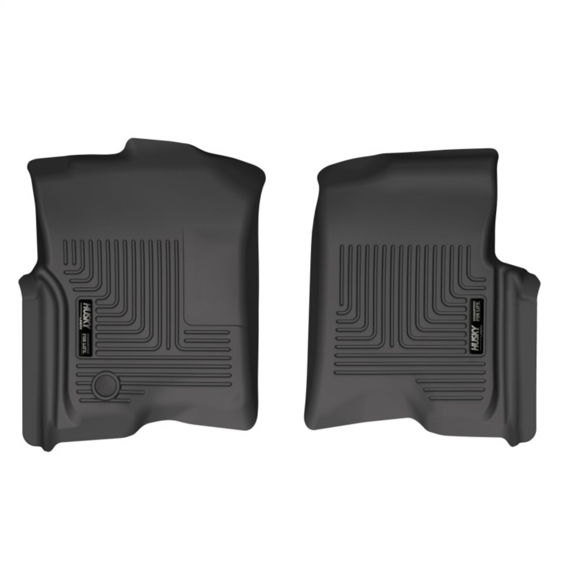 Picture of Husky Liners 04-08 Ford f-150 SuperCrew Cab WeatherBeater Front Floor Liner Black