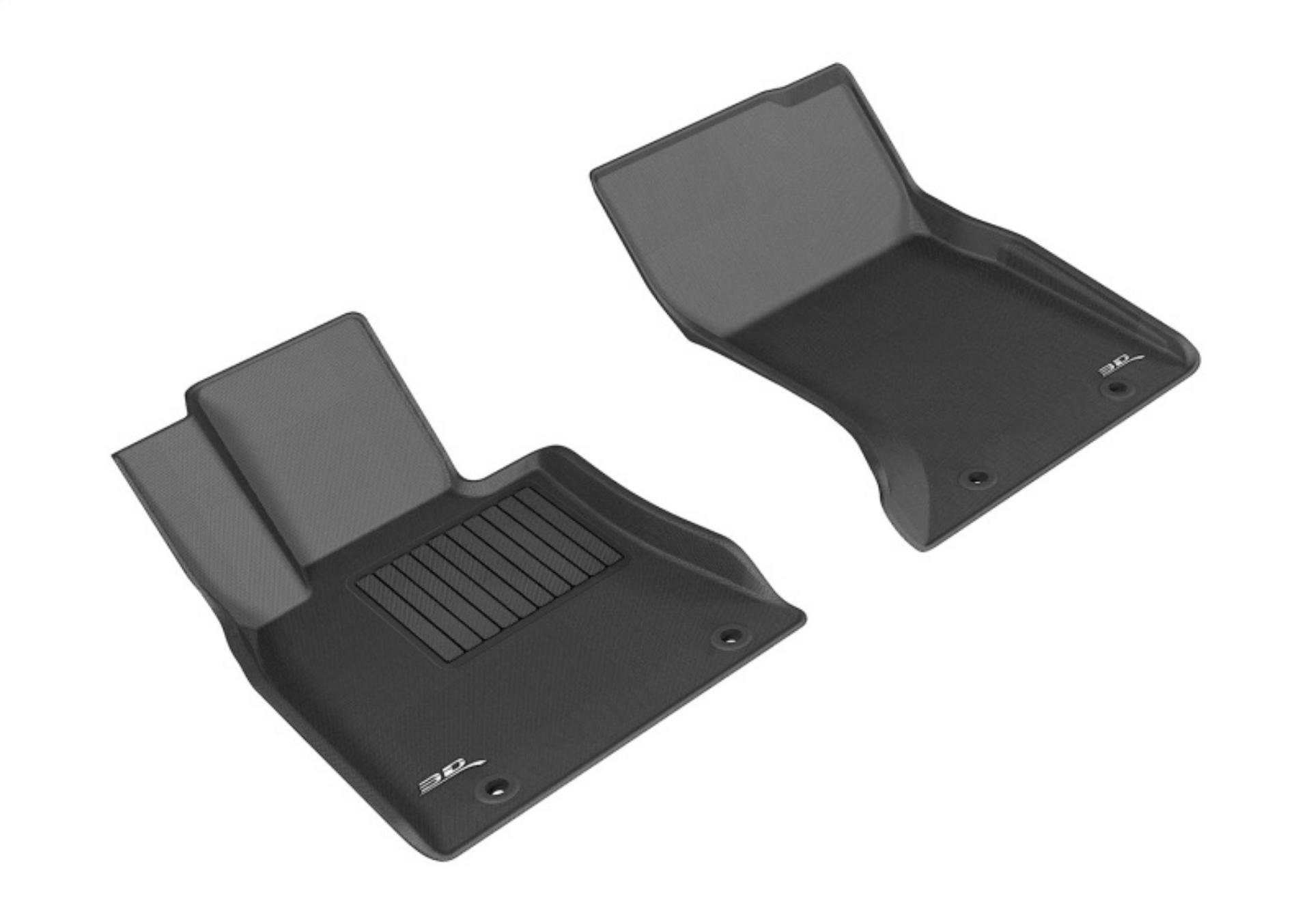 Picture of 3D MAXpider 15-16 Hyundai Genesis Sedan AWD - 17-20 G80 AWD Kagu 1st Row Floormats - Black