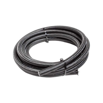 Picture of Snow 10AN Braided Stainless PTFE Hose - 15ft Black
