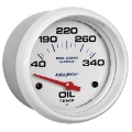 Picture of Autometer Marine White Air-Core Electric Oil Temperature Gauge 2-5-8in 140-300 Deg F