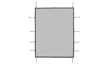 Picture of Rampage 97-06 Jeep Wrangler TJ 2-Door Mesh Shade Top - Black