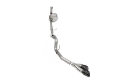 Picture of Corsa 2021-2025 Ford F-150 SuperCab-6-5in Bed 5-0L V8 Xtreme Cat-Back Single Side Exit-Black PVD